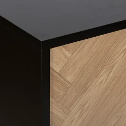 Szafka Chevrons 2-drzwiowa z efektem drewna