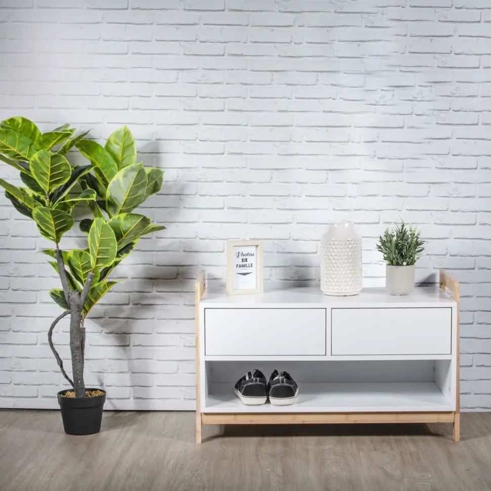 Szafka Kopenhaga biała/ naturalna