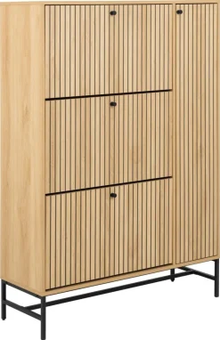 Szafka na buty Albany szeroka dąb naturalny