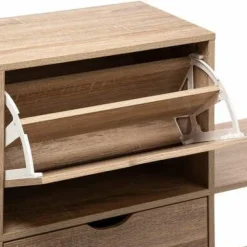 Szafka na buty Tiro z półką naturalna