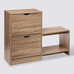 Szafka na buty Tiro z półką naturalna