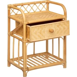 Szafka nocna Aoni rattan naturalny