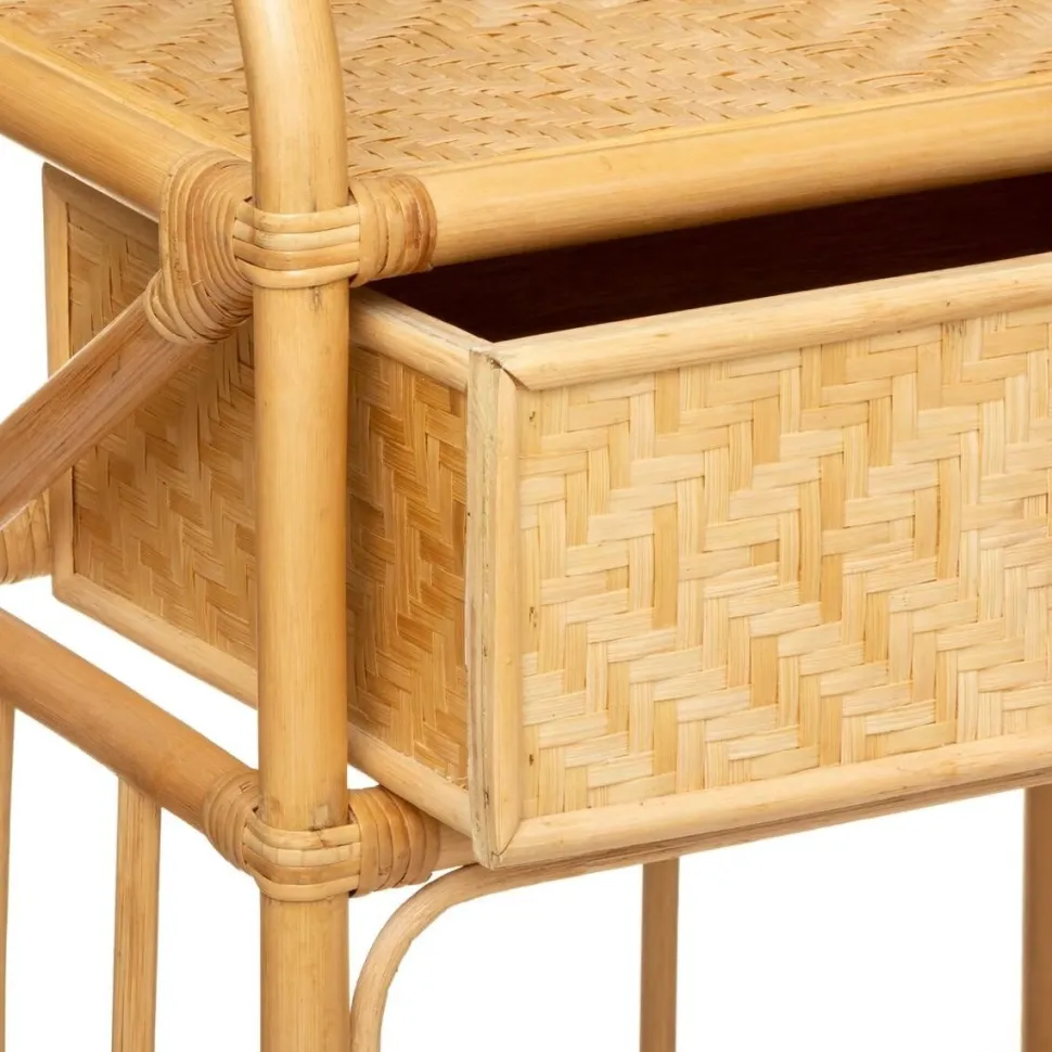Szafka nocna Aoni rattan naturalny