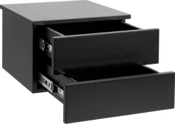 Szafka nocna Avignon wisząca duża czarna