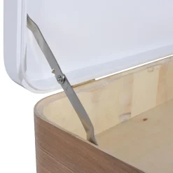 Szafka nocna Elin biała/ naturalna