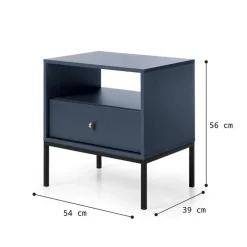 Szafka nocna Evora granatowa