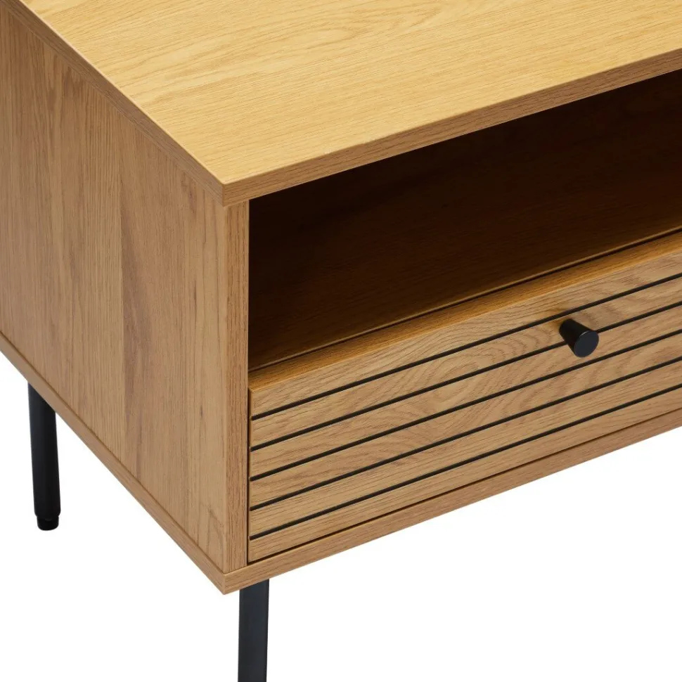 Szafka nocna Lattes dąb z 1 szufladą