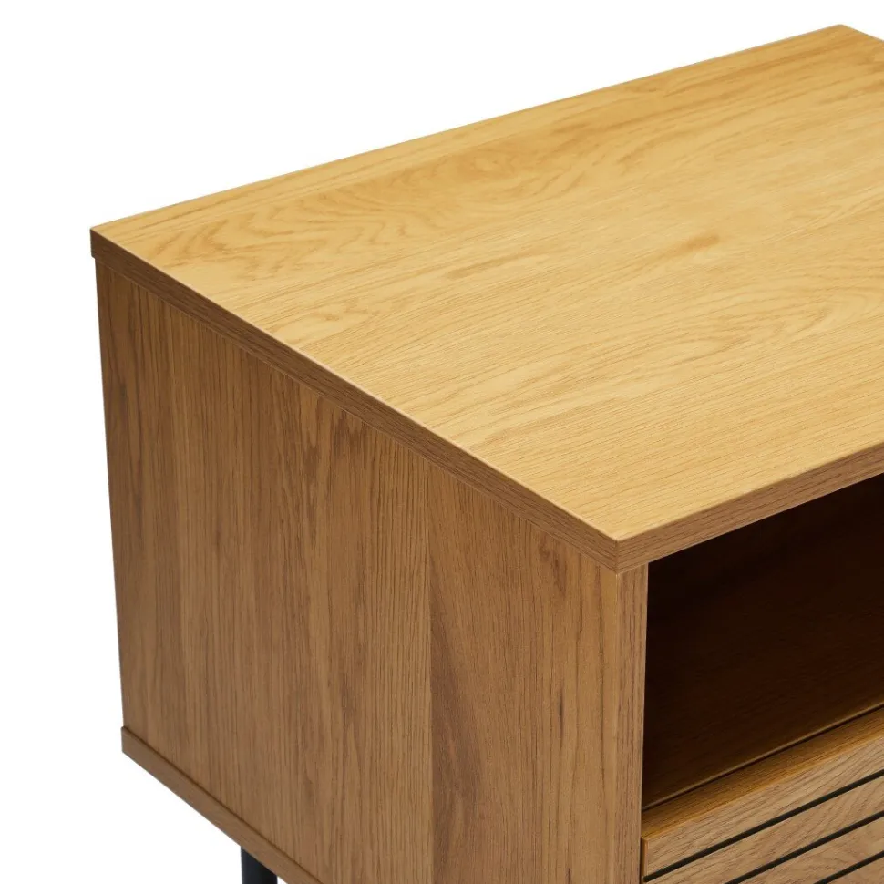 Szafka nocna Lattes dąb z 1 szufladą