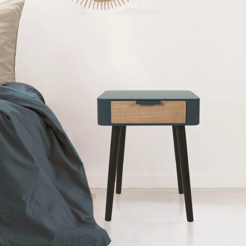 Szafka nocna Padano niebieska outlet