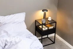 Szafka nocna Randolf czarna