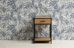 Szafka nocna Seaford naturalny/czarny