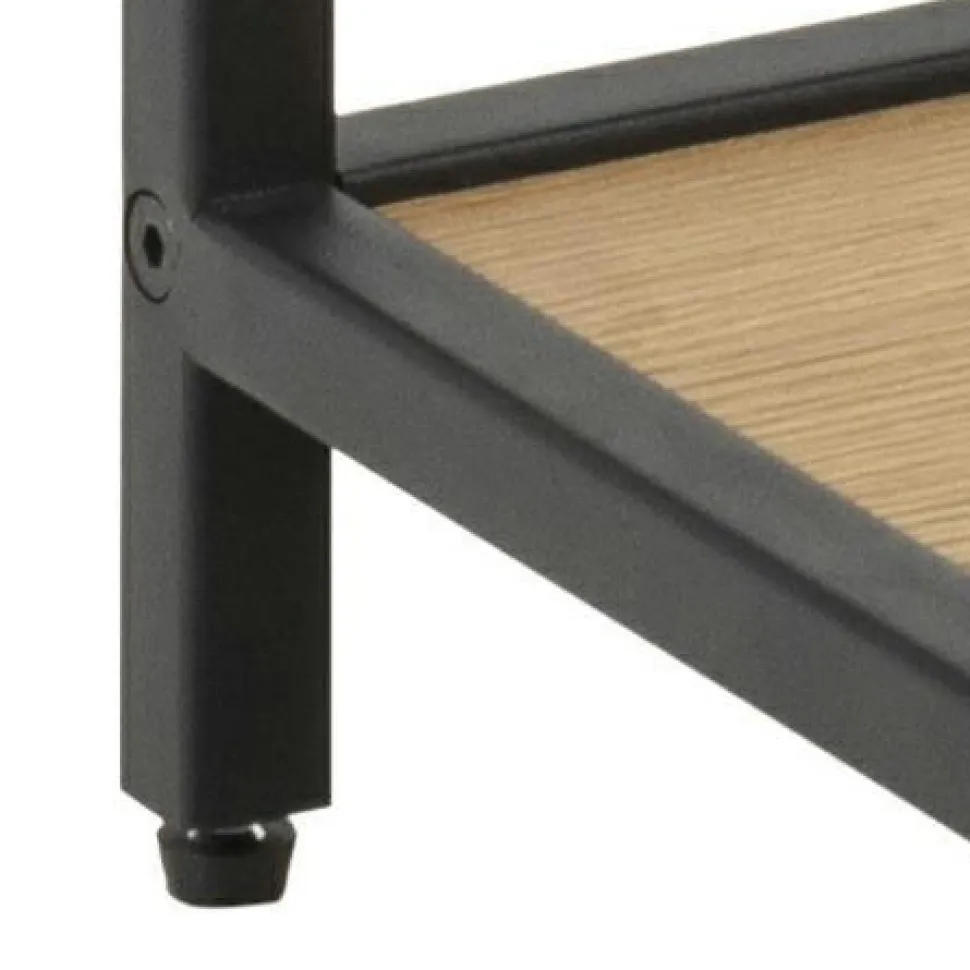 Szafka nocna Seaford naturalny/czarny