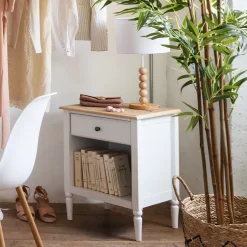 Szafka nocna Solen biała