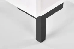 Szafka nocna Tisaia biały/czarny