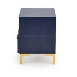 Szafka nocna Tisaia granatowy/złoty