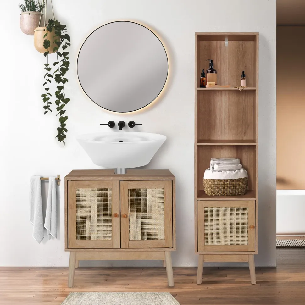 Szafka pod umywalkę Bali naturalna