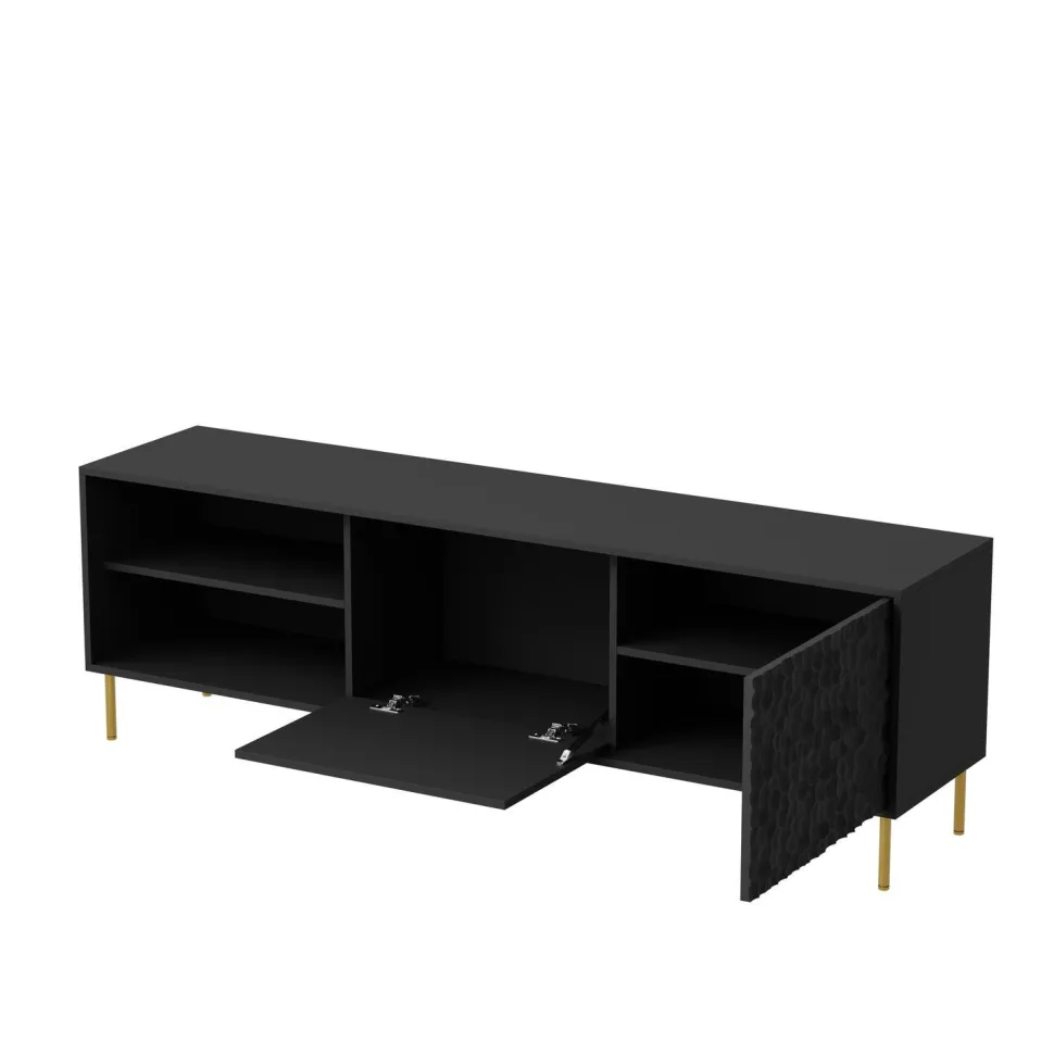 Szafka RTV Afir czarna 180cm