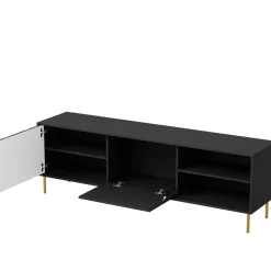 Szafka RTV Afir czarna 180cm