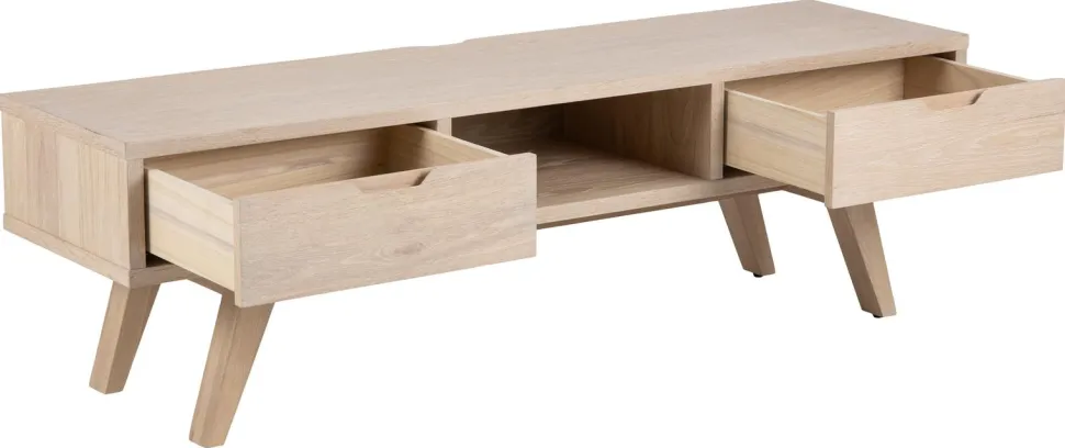 Szafka RTV A-line dąb bielony