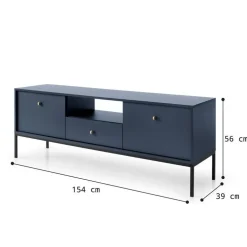 Szafka RTV Evora granatowa