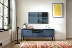 Szafka RTV Evora granatowa