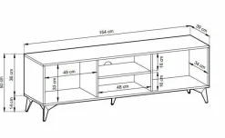 Szafka RTV Fargo w jodełkę