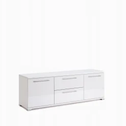 Szafka RTV Flory 150cm biała połysk