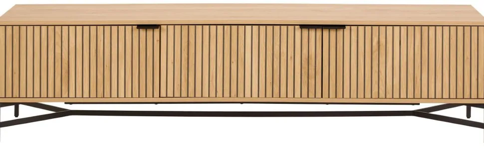 Szafka RTV Jaipur dąb /czarny