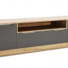 Szafka RTV Lana 180 cm dąb/szary