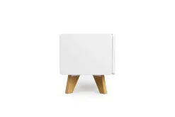 Szafka RTV Lett LT02 Biel/ złoty Dąb