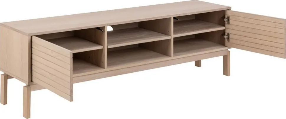 Szafka RTV Linley dąb bielony