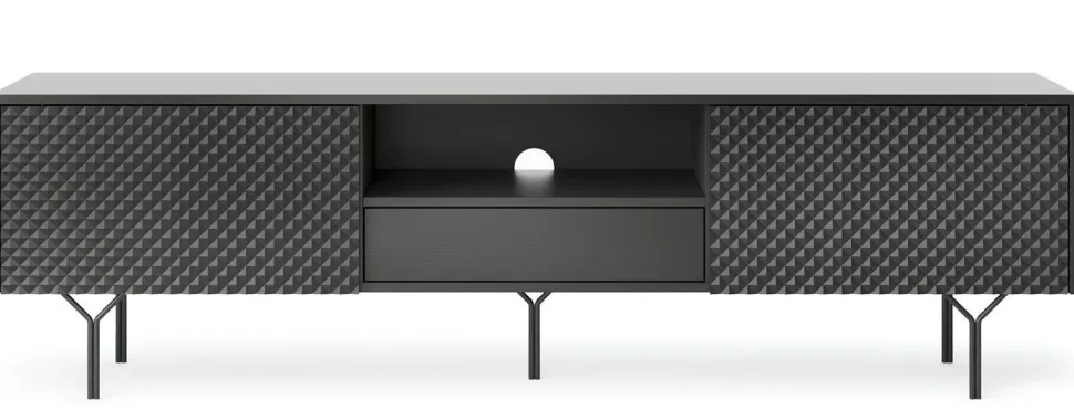 Szafka RTV Navara 180cm czarna