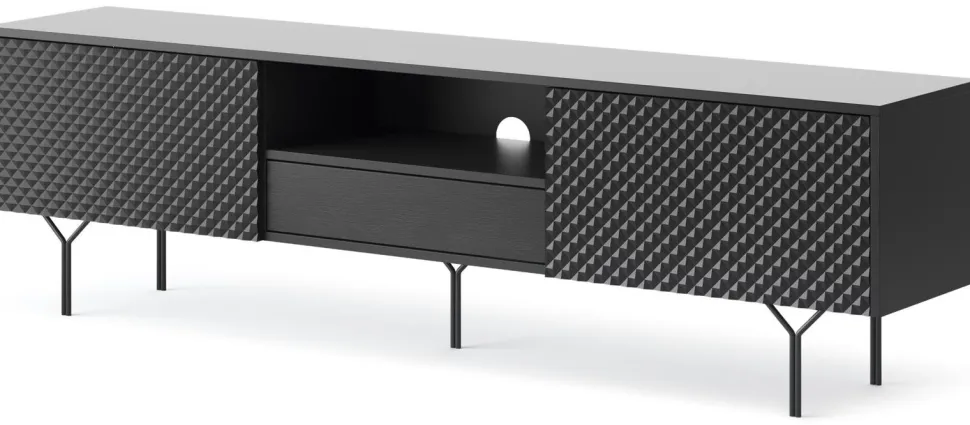 Szafka RTV Navara 180cm czarna