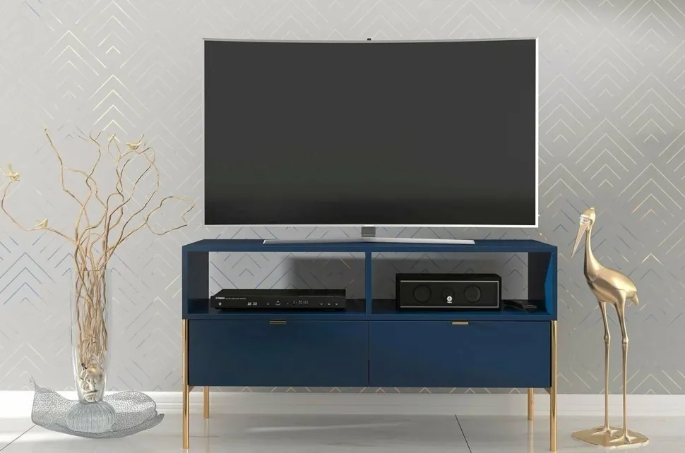 Szafka RTV Polka Navy Blue