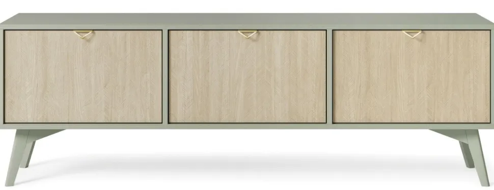 Szafka RTV Sage szałwia/naturalna