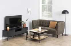 Szafka RTV Seaford czarna