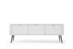 Szafka RTV Seda biała/ nogi czarne