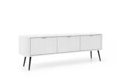 Szafka RTV Seda biała/ nogi czarne