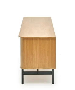 Szafka RTV Zefir dąb/czarny