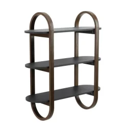 Szafka wisząca Bellwood czarny/orzech