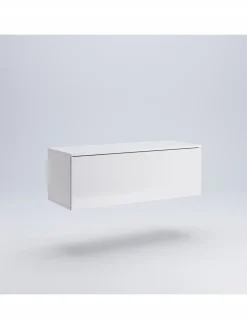 Szafka wisząca Box RTV 105cm Biały  Połysk