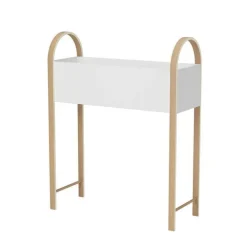 Szafka/kwietnik Bellwood biały/naturalny