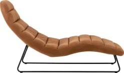 Szezlong Chaplin brązowy Kentucky brandy  9