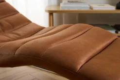 Szezlong Chaplin brązowy Kentucky brandy  9