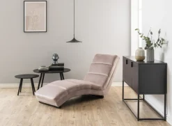 Szezlong Slinky VIC Dusty rose