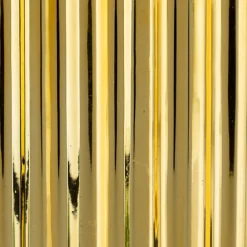 Sztuczna roślina paproć 82cm w wiszącej   złotej donicy