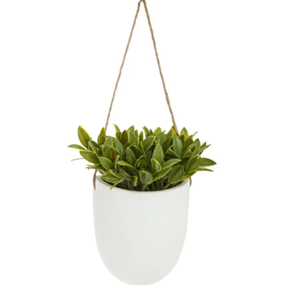 Sztuczna roślina wisząca jasna 20 cm