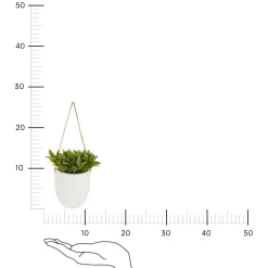 Sztuczna roślina wisząca jasna 20 cm