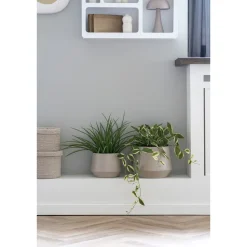 Sztuczna trawa w czarnej donicy 45cm