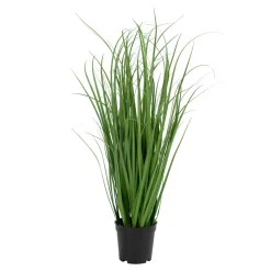 Sztuczna trawa w czarnej donicy 68cm